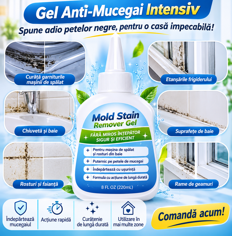Gel Anti-Mucegai cu Acțiune Intensivă 200 ml
