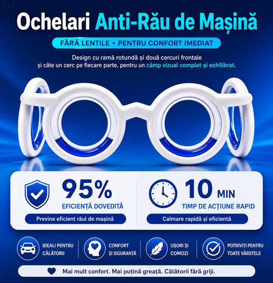 Ochelari Anti-Rău de Mașină
